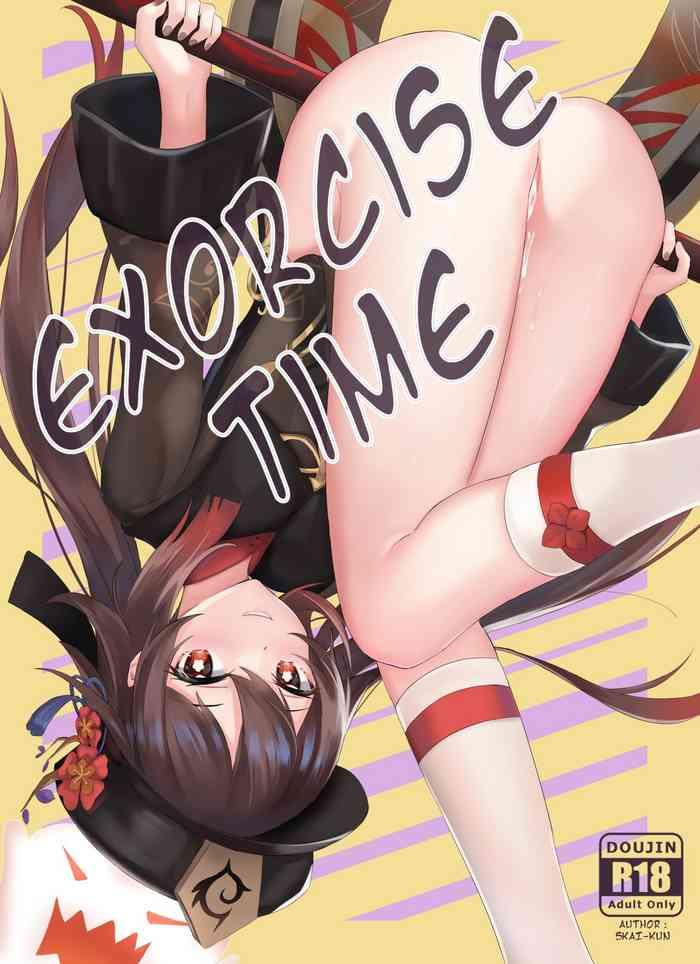 Hand Job Exorcise Time- Genshin impact hentai Schoolgirl