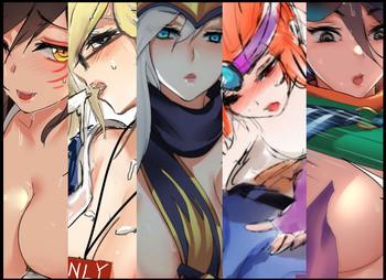 Full Color Graffiti collection 2- League of legends hentai Shaved
