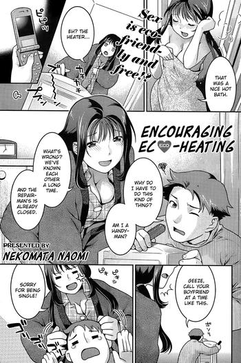 Girl Encouraging Eco-heating Awesome