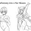 Kashima Transforming Into A Fox Girl | Kitsune Nyotaika Mono- Original hentai Fellatio